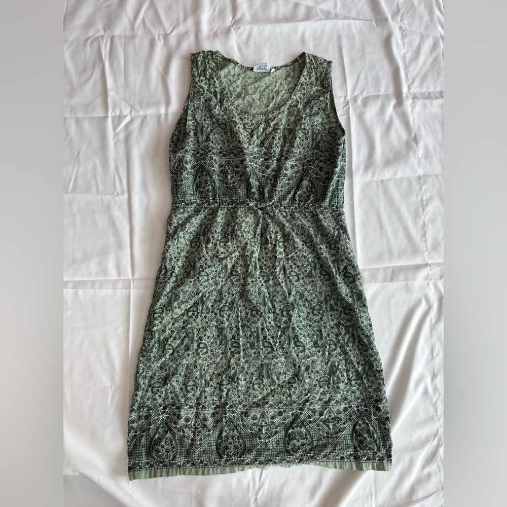 Vintage PALI Paisley Green Women’s Dress